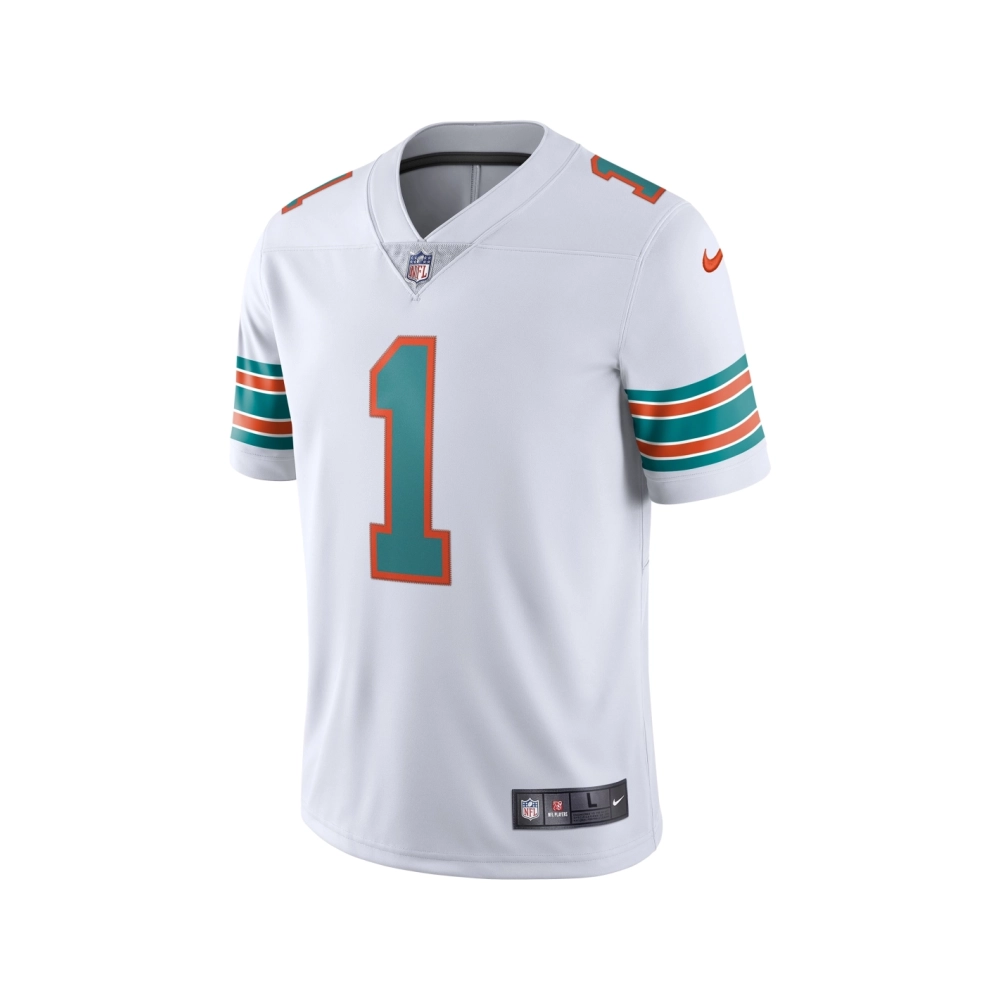 Mens Miami Dolphins Tua Tagovailoa White 2nd Alternate Vapor Limited Jersey