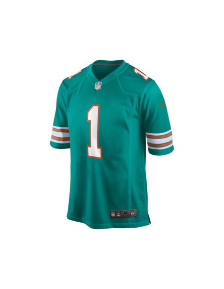 Mens Miami Dolphins Tua Tagovailoa Aqua Alternate Game Jersey