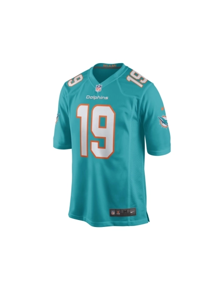 Mens Miami Dolphins Skylar Thompson Aqua Game Player Jersey