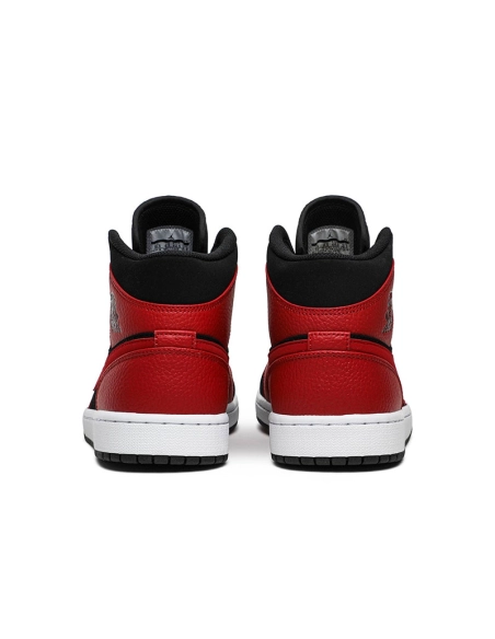 AIR JORDAN 1 MID BRED 554724 054,AIR JORDAN 1 MID,Air Jordan