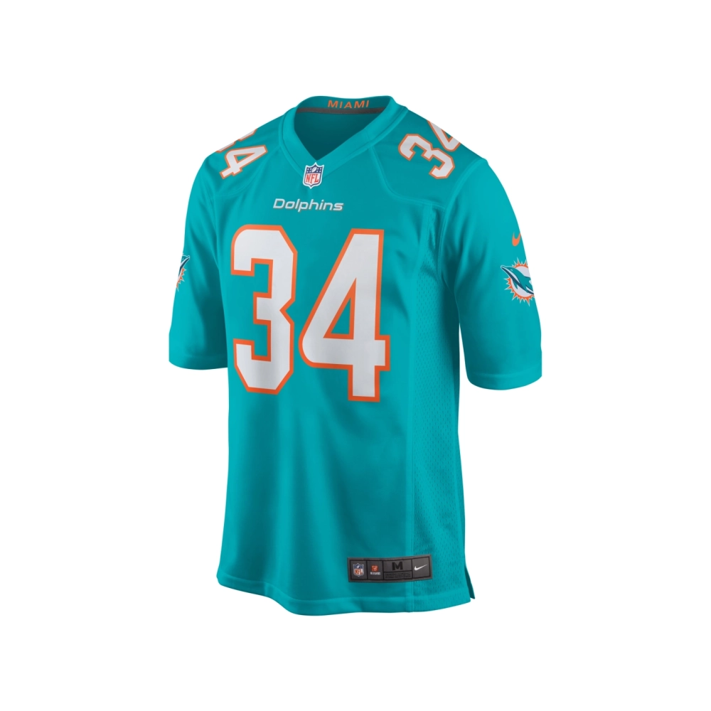 Mens Miami Dolphins Parry Nickerson Aqua Team Game Jersey