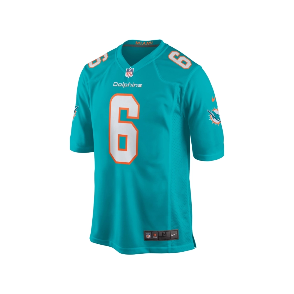 Mens Miami Dolphins Melvin Ingram Aqua Home Game Player Jersey