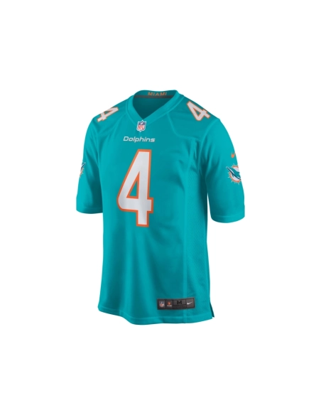 Mens Miami Dolphins Kader Kohou Aqua Game Player Jersey