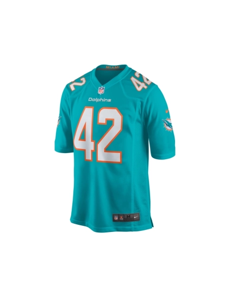 Mens Miami Dolphins Joshua Kalu Aqua Team Game Jersey