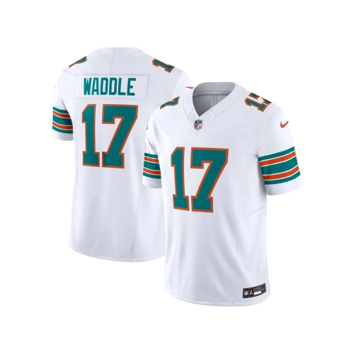 Mens Miami Dolphins Jaylen Waddle White Vapor F.U.S.E. Limited Jersey
