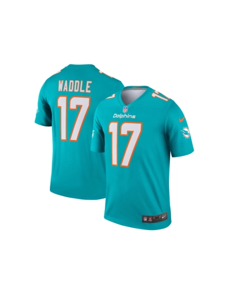 Mens Miami Dolphins Jaylen Waddle Aqua Legend Jersey