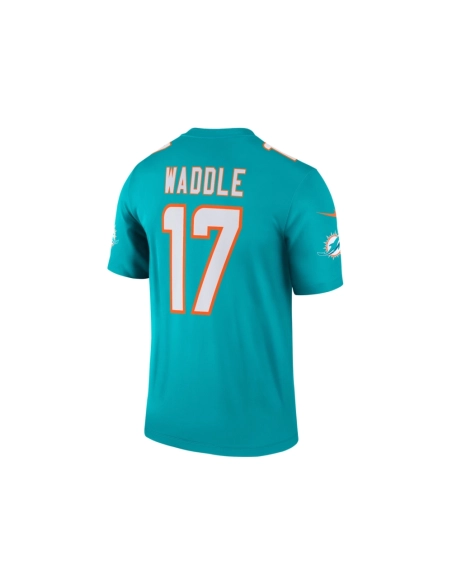 Mens Miami Dolphins Jaylen Waddle Aqua Legend Jersey