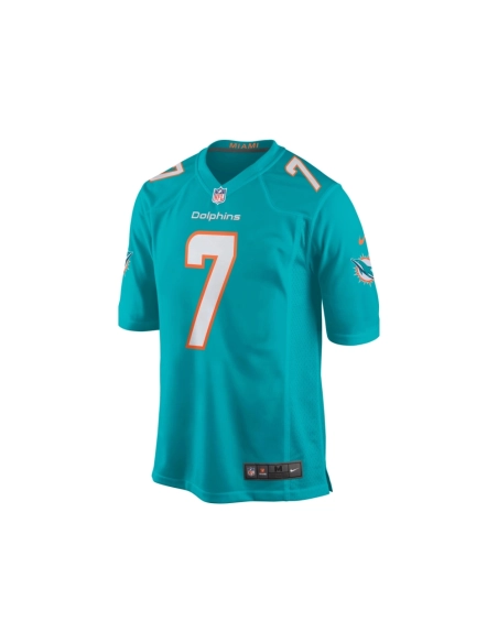 Mens Miami Dolphins Jason Sanders Aqua Game Jersey