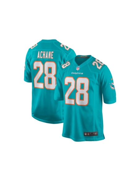 Mens Miami Dolphins Devon Achane Aqua Player Game Jersey