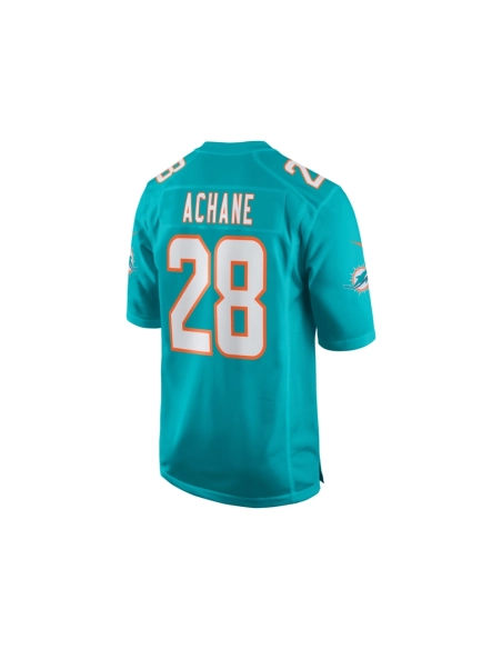 Mens Miami Dolphins Devon Achane Aqua Player Game Jersey
