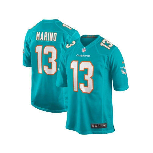 Mens Miami Dolphins Dan Marino Aqua Game Retired Player Jersey