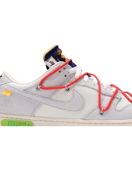 OffWhite x Dunk Low Lot 13 of 50,Dunk SB,NIKE SHOES Reps