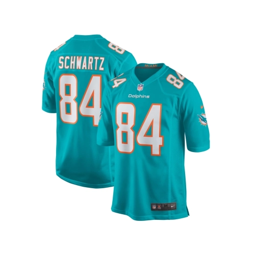 Mens Miami Dolphins Anthony Schwartz Aqua Team Game Jersey