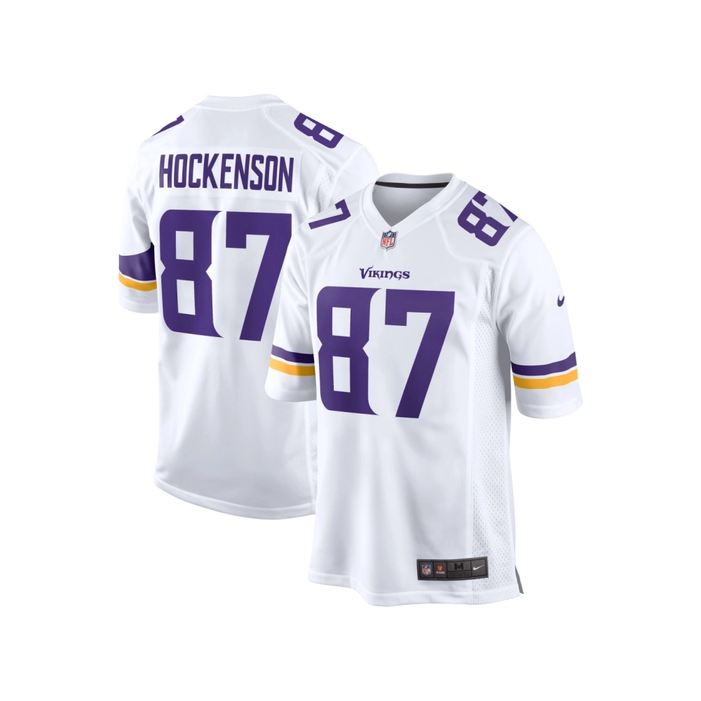 Mens Minnesota Vikings White Game Player Jersey