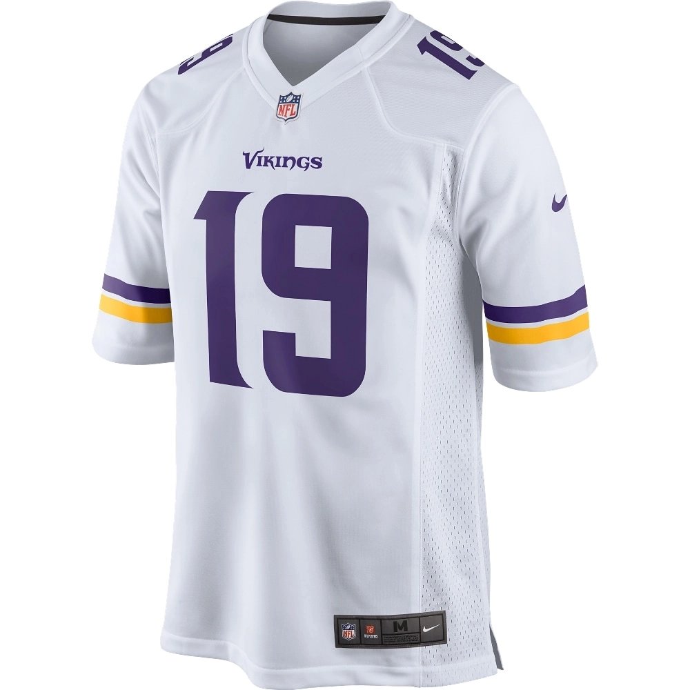 Mens Minnesota Vikings White Game Jersey
