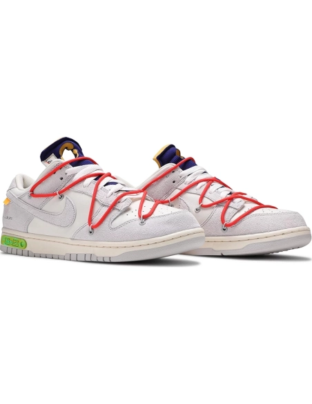 OffWhite x Dunk Low Lot 13 of 50,Dunk SB,NIKE SHOES Reps