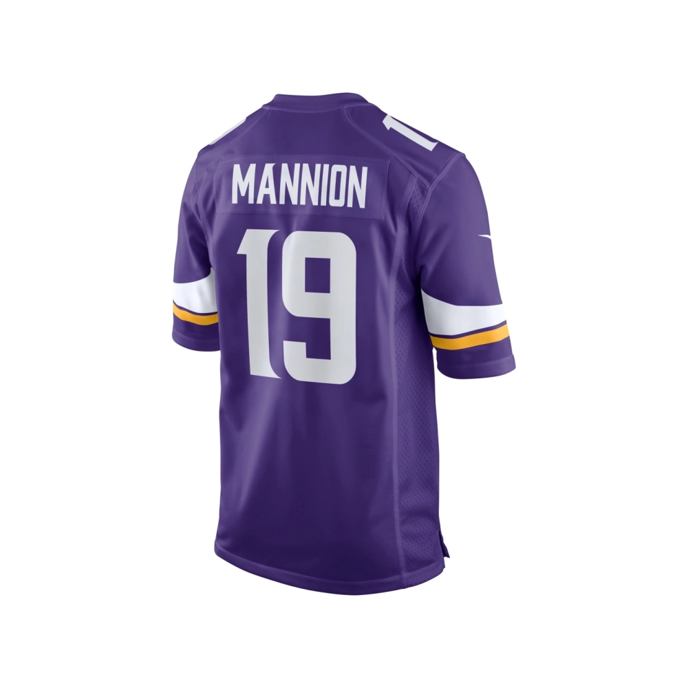 Mens Minnesota Vikings Sean Mannion Purple Game Jersey