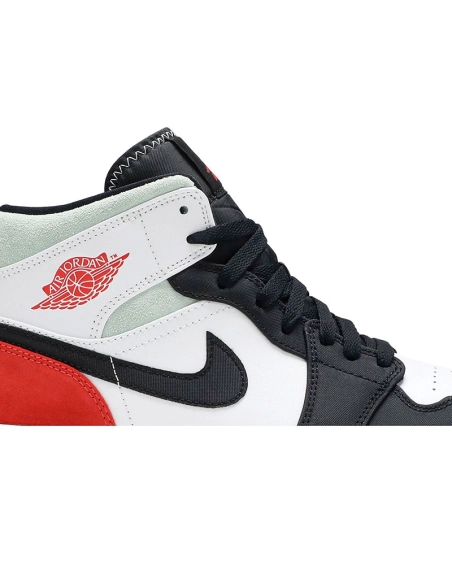 AIR JORDAN 1 MID SE RED BLACK TOE 852542 100,AIR JORDAN 1 MID,Air Jordan