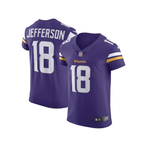 Mens Minnesota Vikings Justin Jefferson Purple Home Vapor Elite Jersey