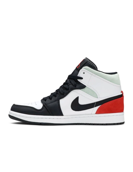 AIR JORDAN 1 MID SE RED BLACK TOE 852542 100,AIR JORDAN 1 MID,Air Jordan
