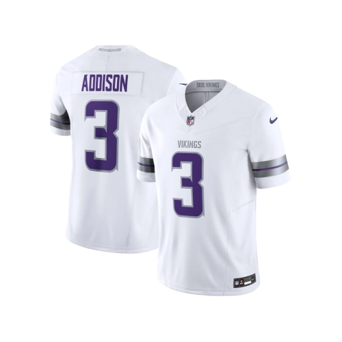Mens Minnesota Vikings Jordan Addison White Alternate Vapor F.U.S.E. Limited Jersey