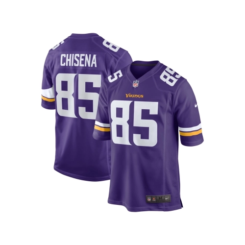 Mens Minnesota Vikings Dan Chisena Purple Game Jersey