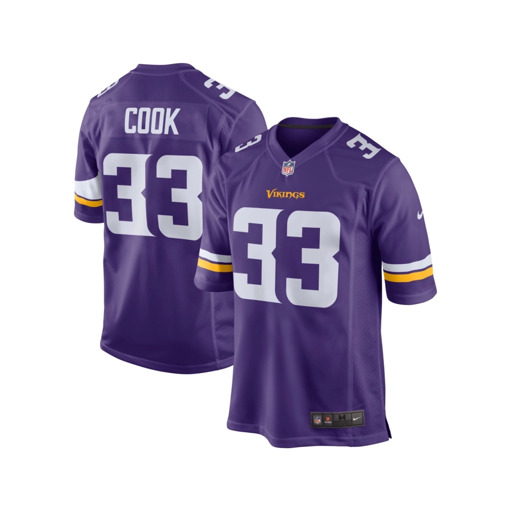 Mens Minnesota Vikings Dalvin Cook Purple Player Game Jersey