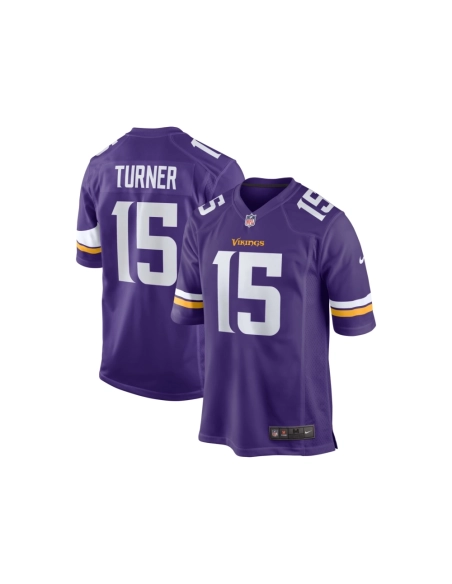 Mens Minnesota Vikings Dallas Turner Purple 2024 NFL Draft First Round Pick Player Game Jersey
