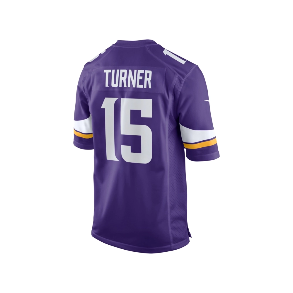 Mens Minnesota Vikings Dallas Turner Purple 2024 NFL Draft First Round Pick Player Game Jersey