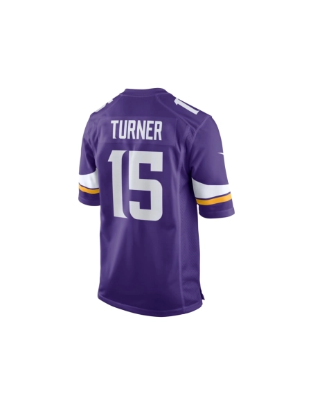 Mens Minnesota Vikings Dallas Turner Purple 2024 NFL Draft First Round Pick Player Game Jersey