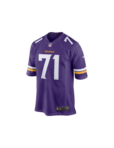 Mens Minnesota Vikings Christian Darrisaw Purple Game Jersey