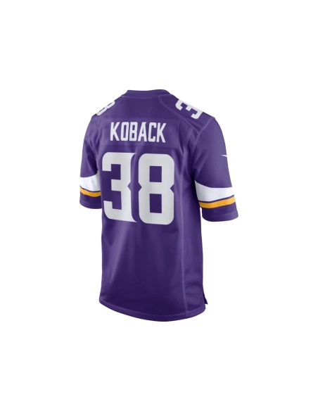 Mens Minnesota Vikings Bryant Koback Purple Home Game Player Jersey