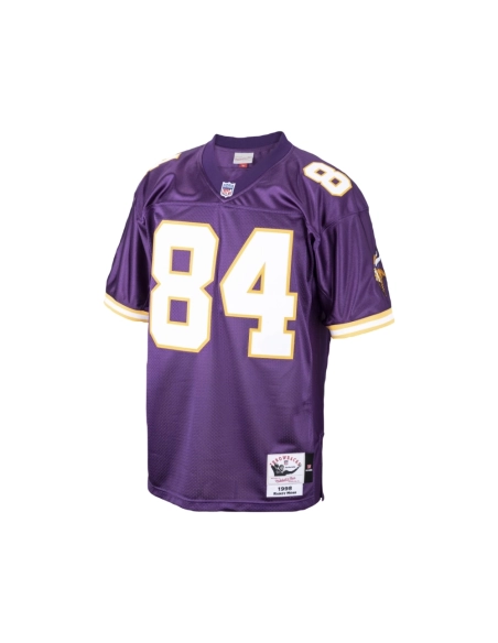 Mens Minnesota Vikings 1998 Randy Moss Purple Throwback Retired Player Jersey