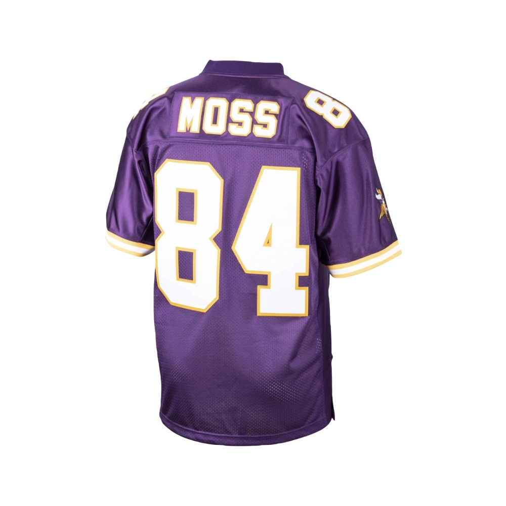 Mens Minnesota Vikings 1998 Randy Moss Purple Throwback Retired Player Jersey