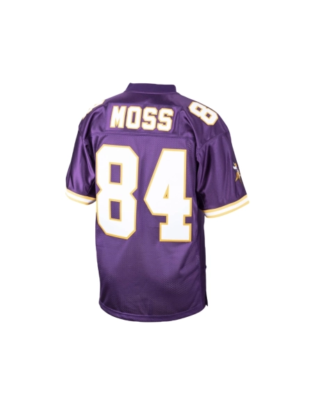 Mens Minnesota Vikings 1998 Randy Moss Purple Throwback Retired Player Jersey