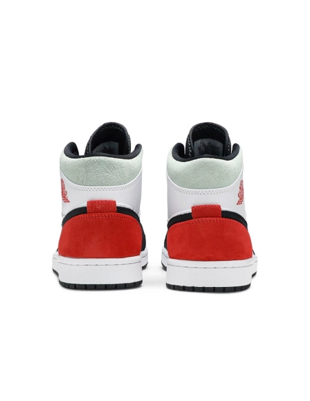 AIR JORDAN 1 MID SE RED BLACK TOE 852542 100,AIR JORDAN 1 MID,Air Jordan