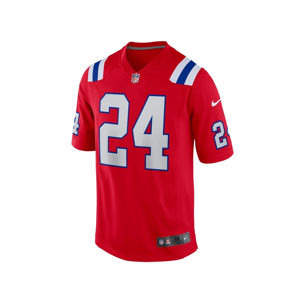 Mens New England Patriots Ty Law Red Retired Player Alternate Game Jersey