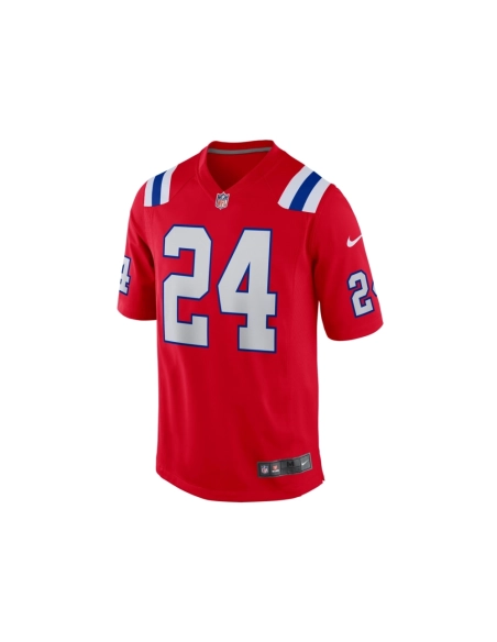 Mens New England Patriots Ty Law Red Retired Player Alternate Game Jersey