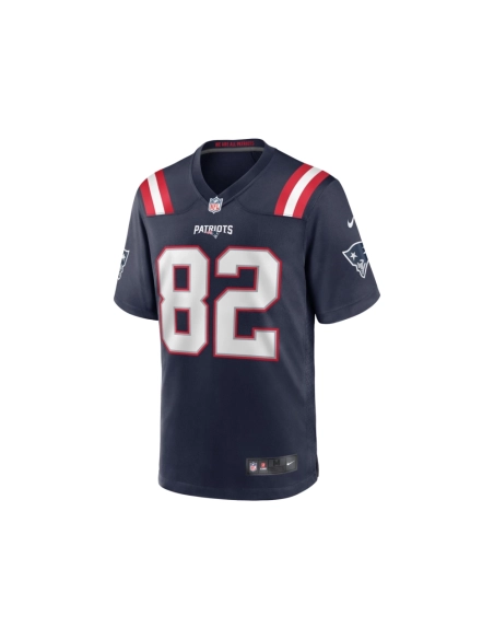 Mens New England Patriots Tre Nixon Navy Player Game Jersey