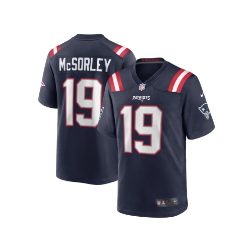 Mens New England Patriots Trace McSorley Navy Game Player Jersey