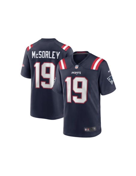 Mens New England Patriots Trace McSorley Navy Game Player Jersey