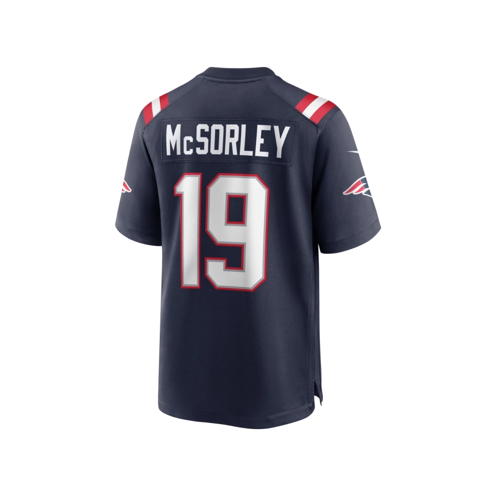 Mens New England Patriots Trace McSorley Navy Game Player Jersey