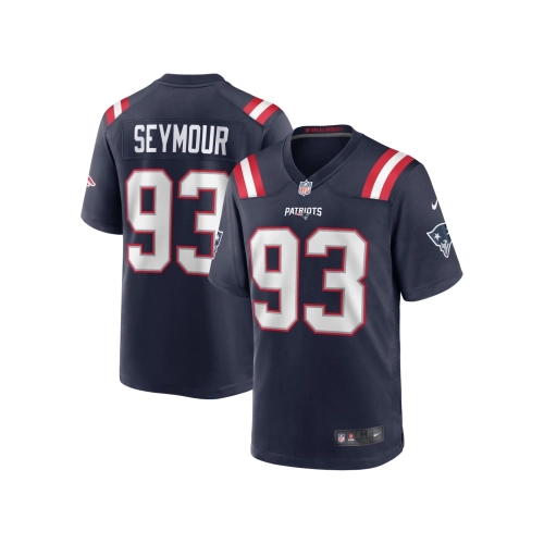 Mens New England Patriots Richard Seymour Navy Retired Player Game Jersey