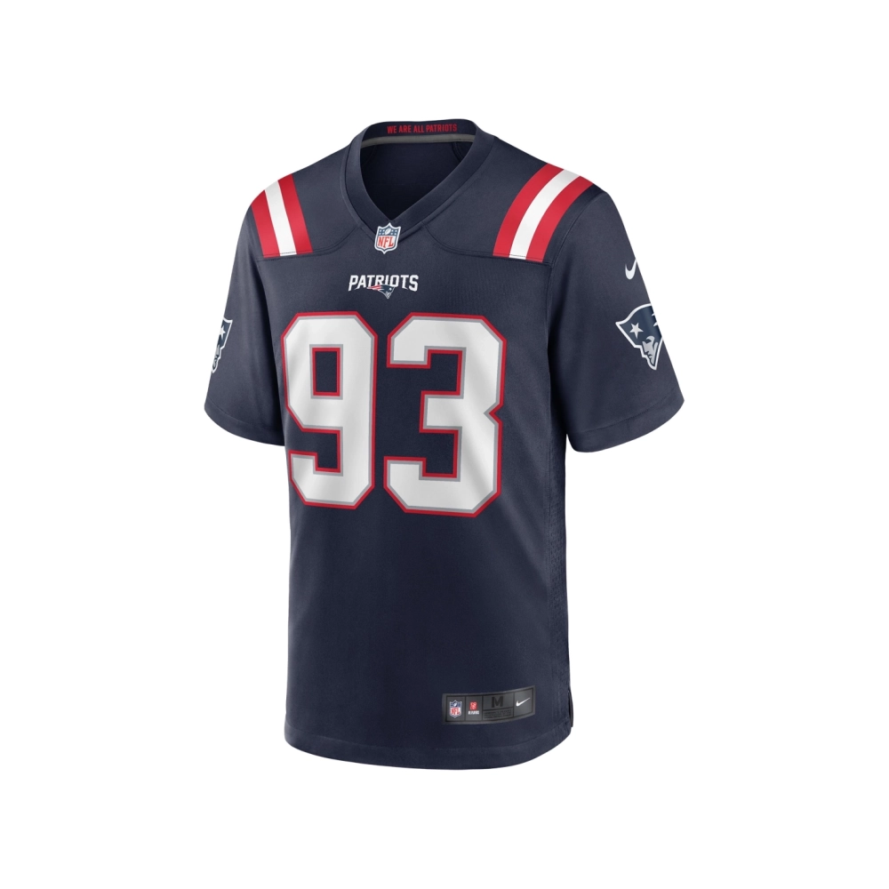Mens New England Patriots Richard Seymour Navy Retired Player Game Jersey