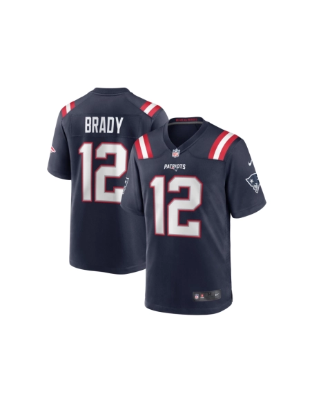 Mens New England Patriots Navy Game Retired Player Jersey