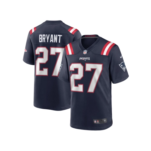 Mens New England Patriots Myles Bryant Navy Game Player Jersey