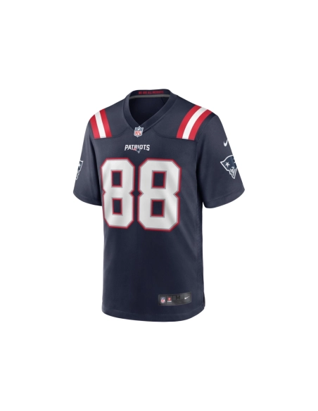 Mens New England Patriots Mike Gesicki Navy Game Jersey