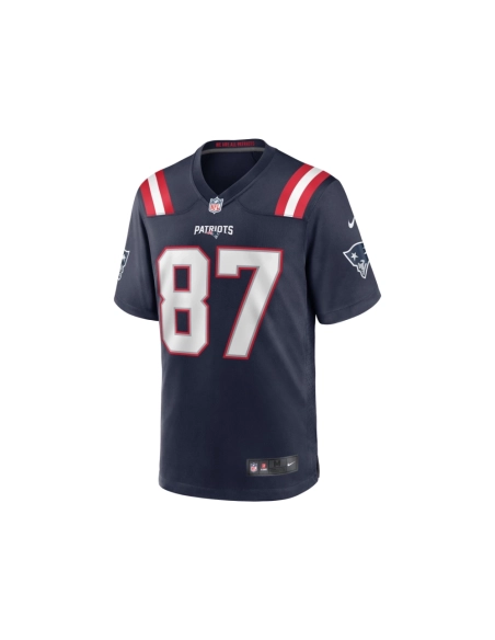 Mens New England Patriots Matt Sokol Navy Game Player Jersey