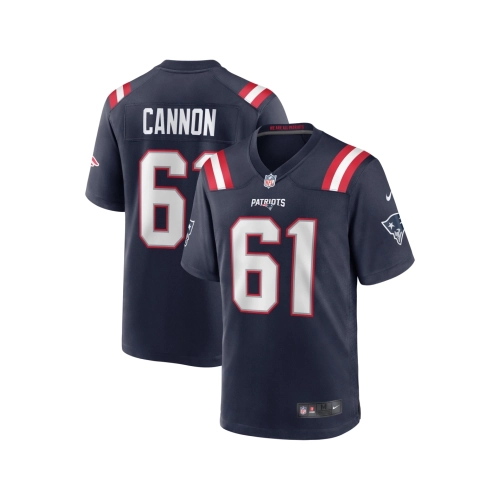 Mens New England Patriots Marcus Cannon Navy Game Jersey