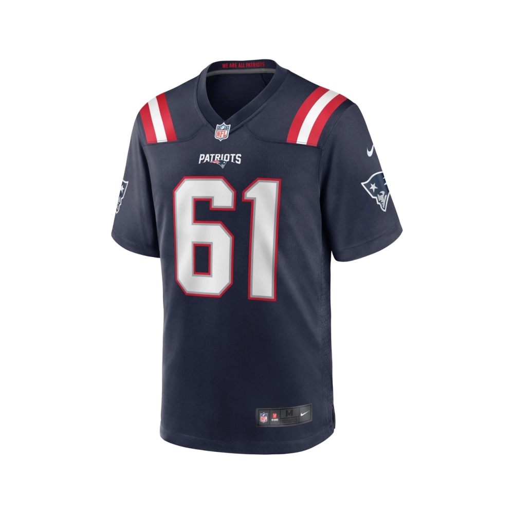 Mens New England Patriots Marcus Cannon Navy Game Jersey